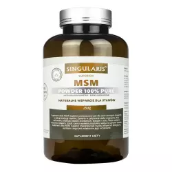 MSM 250g Proszek 100% Czysta Siarka Organiczna SINGULARIS