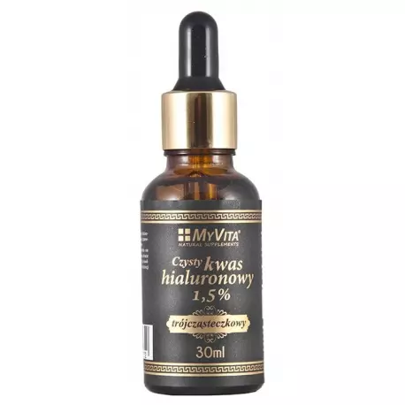 Czysty Kwas Hialuronowy 1.5% 30ml trójcząsteczkowy Myvita