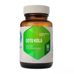 GOTU KOLA Wąkrotka azjatycka (90kaps) Pamięć HEPATICA