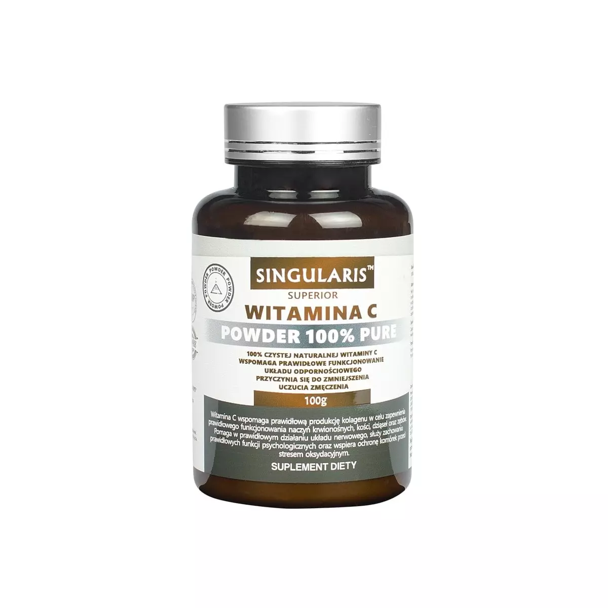 Witamina C 100% Czysta 100g Kwas L-Askorbinowy SINGULARIS Witamina C 100% Czysta 100g Kwas L-Askorbinowy SINGULARIS