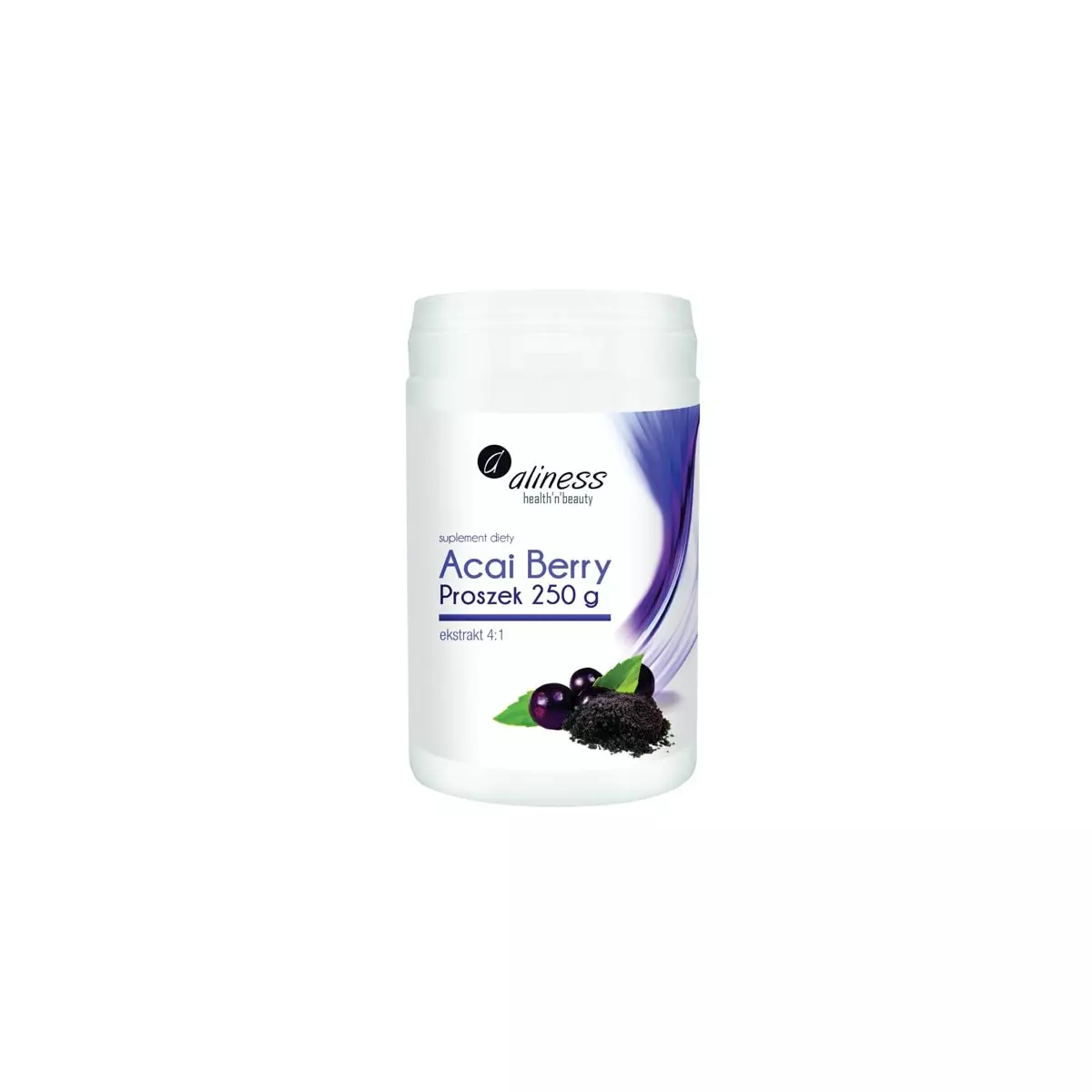 Ekstrakt z owoców Acai Proszek 250g ALINESS Ekstrakt z owoców Acai Proszek 250g ALINESS
