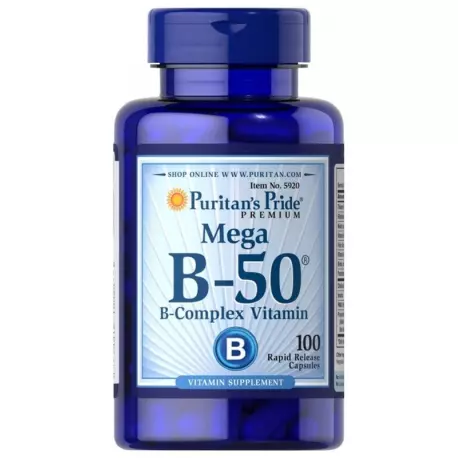 Witamina B-50 MEGA Complex (100kaps) B50 PURITAN'S PRIDE