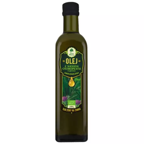 Olej z Ostropestu EKO 250ml (tłoczony na zimno) Dary Natury