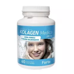 Kolagen Medica FORTE 200 mg + kwas hialuronowy (60 kaps) Medicaline
