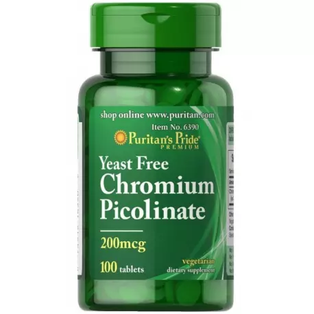 Chrom Pikolinian Chromu 200mcg (100tab) PURITAN'S PRIDE