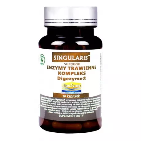 Enzymy Trawienne Kompleks Digezyme (30 kaps) Singularis