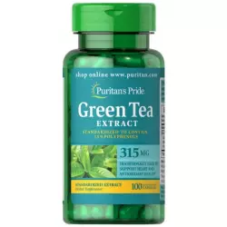 Zielona Herbata Ekstrakt 315mg (100kaps) PURITAN'S PRIDE