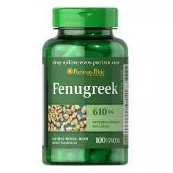 Kozieradka Pospolita 610mg (100kaps) Fenugreek PURITAN'S PRIDE