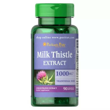 Ostropest Plamisty 1000mg (90 kaps) Puritan's Pride