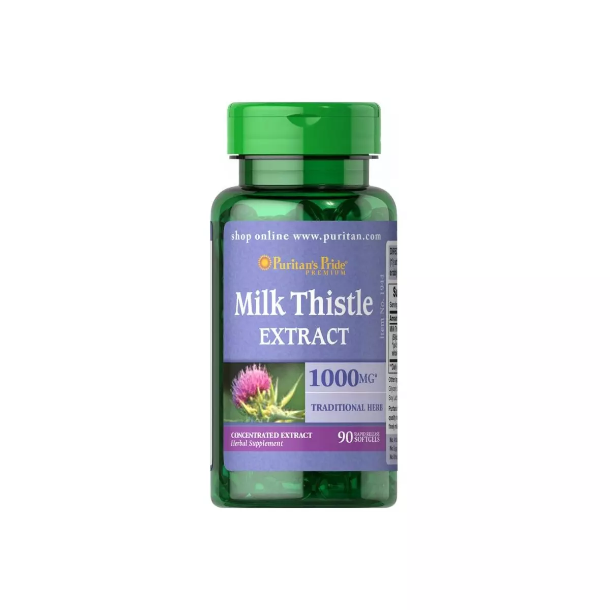 Ostropest Plamisty 1000mg (90 kaps) Puritan's Pride Ostropest Plamisty 1000mg (90 kaps) Puritan's Pride