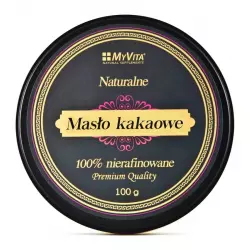 Masło Kakaowe 100% Nierafinowane 100 g Myvita