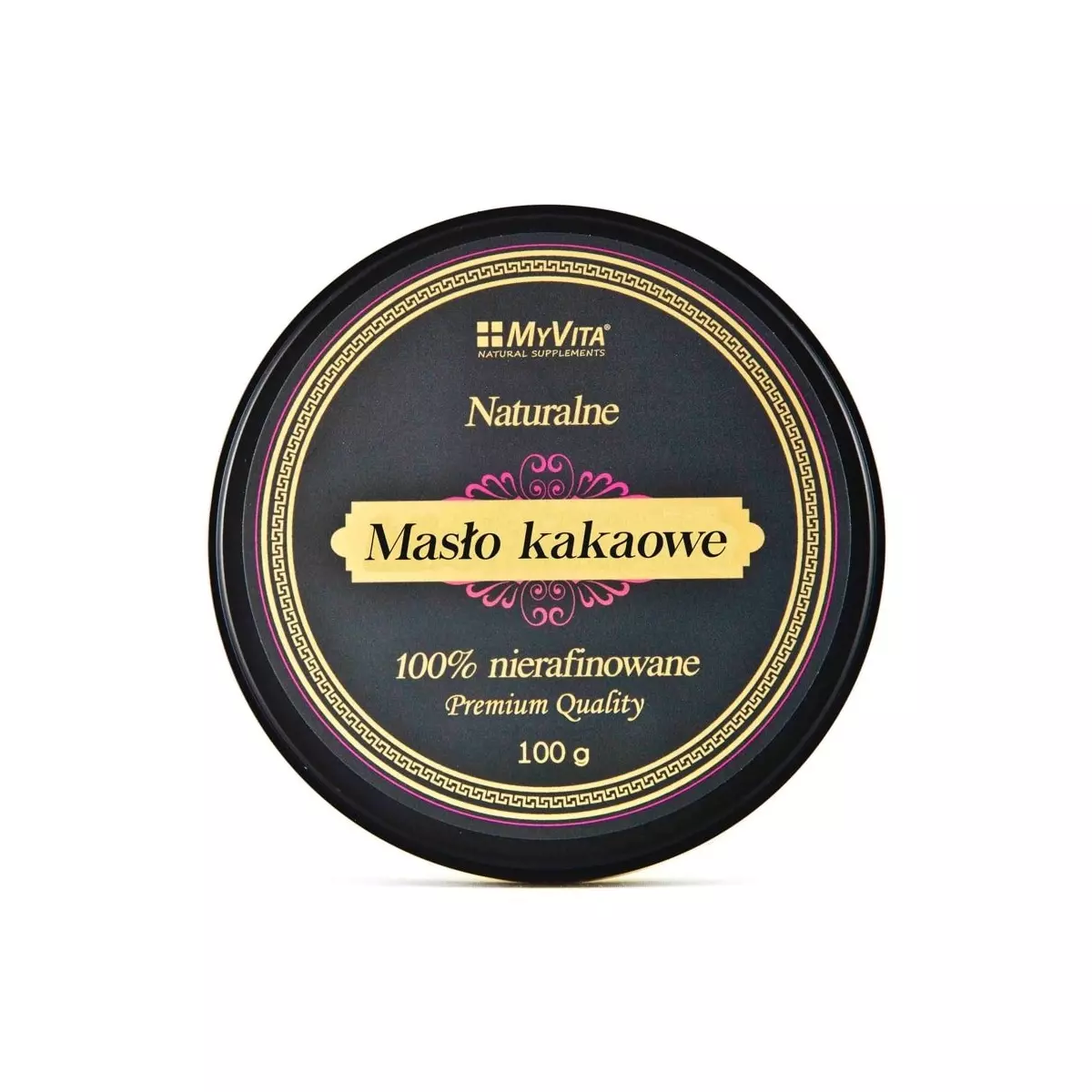 Masło Kakaowe 100% Nierafinowane 100 g Myvita Masło Kakaowe 100% Nierafinowane 100 g Myvita