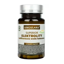 ELEKTROLITY Superior Liofilizowana Woda Kokosowa (30 kaps) Singularis
