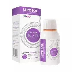 Witamina K2 VitaMK7 100 mg + D3 2000 IU Liposomalna 100 ml Liposol