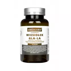Olej z Wiesiołka GLA-LA 1000mg (60kaps) NNKT Wiesiołek SINGULARIS