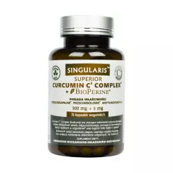 Curcumin C3 Complex Bioperine (70kaps) Kurkumina Piperyna SINGULARIS