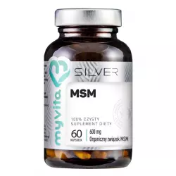 MSM Metylosulfonylometan Siarka organiczna 600 mg (60 kaps) Silver Myvita