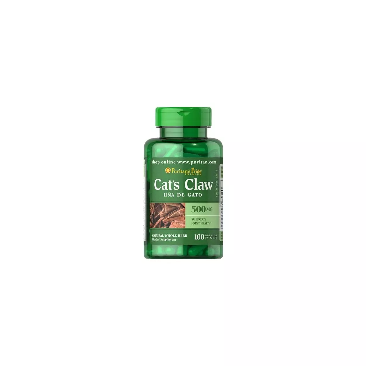 Koci Pazur Cat's Claw Vilcacora 500 mg (100 kaps) Puritan's Pride Koci Pazur Cat's Claw Vilcacora 500 mg (100 kaps) Puritan's Pride