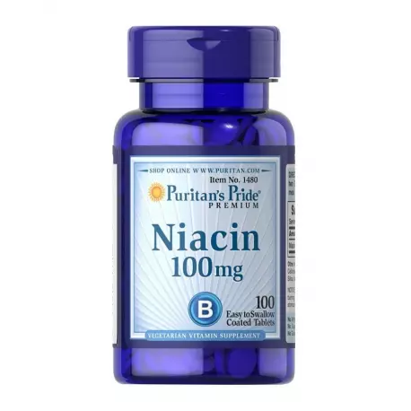 Niacyna Witamina B3 100 mg (100 tab) Puritan's Pride