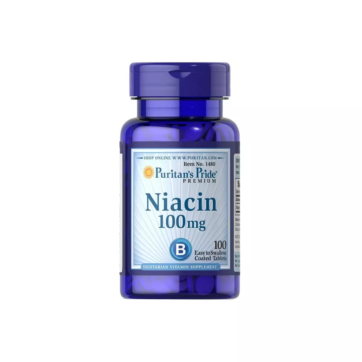 Niacyna Witamina B3 100 mg (100 tab) Puritan's Pride Niacyna Witamina B3 100 mg (100 tab) Puritan's Pride