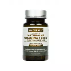 WITAMINA E 400IU Tokoferole Naturalna (60kaps) SINGULARIS