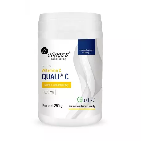 WITAMINA C 1000mg QUALI-C Kwas L-askorbinowy 250g ALINESS
