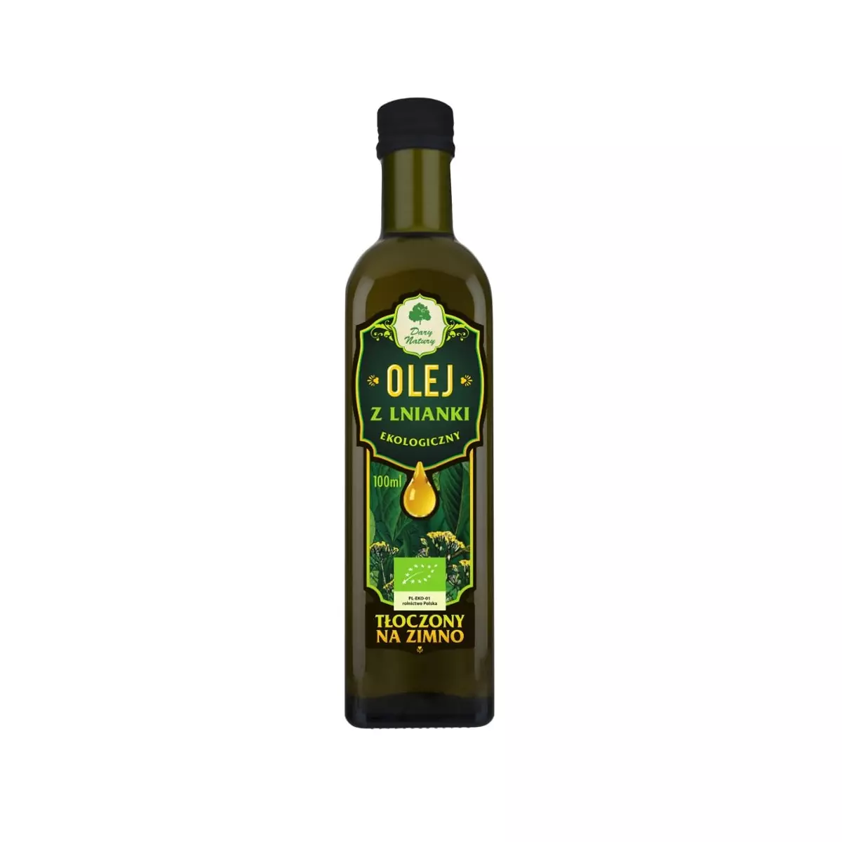 Olej z Lnianki Rydzowy EKO 100ml Dary Natury Olej z Lnianki Rydzowy EKO 100ml Dary Natury