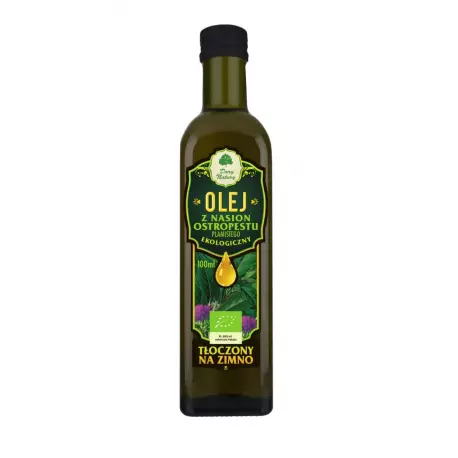 Olej z Ostropestu Plamistego EKO 100 ml Dary Natury