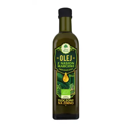 Olej z Nasion Marchwi EKO 100ml Dary Natury