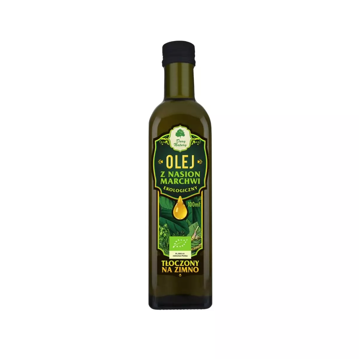 Olej z Nasion Marchwi EKO 100ml Dary Natury Olej z Nasion Marchwi EKO 100ml Dary Natury