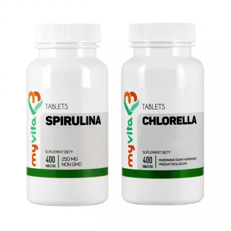 Spirulina + Chlorella 250mg (800tab) MYVITA