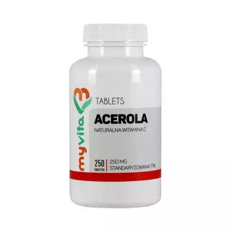 Acerola 250mg 250tab Nat. Witamina C MyVita