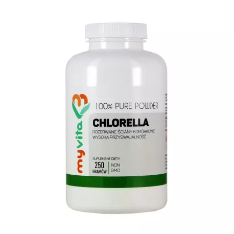 Chlorella Vulgaris 250 g Proszek Myvita
