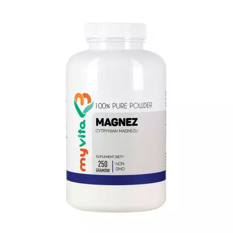 Cytrynian Magnezu Proszek 250 g Magnez MyVita