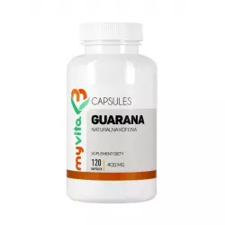 Guarana 400 mg Zdrowa Kofeina (120 kaps) Myvita