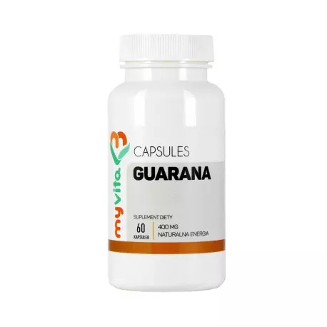 Guarana 400mg 60 kapsułek Zdrowa Kofeina MyVita