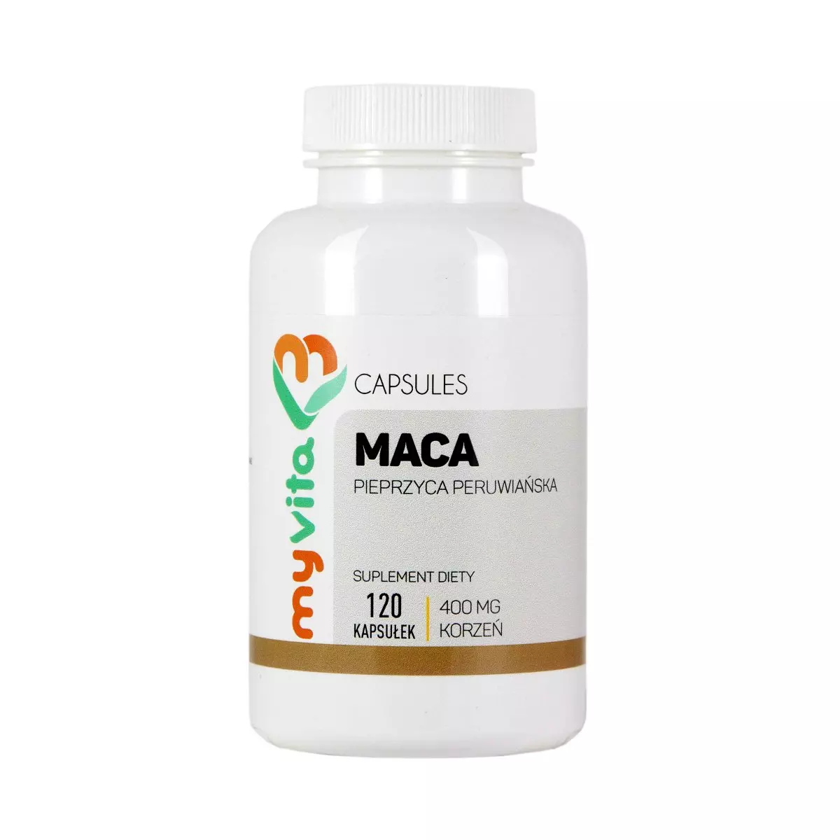 Maca Korzeń 400 mg (120 kaps) Libido MyVita Maca Korzeń 400 mg (120 kaps) Libido MyVita