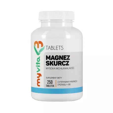Magnez Skurcz + Potas + Witamina B6 (250 tab) Myvita