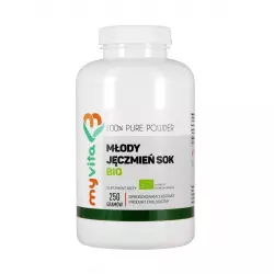 Młody Jęczmień BIO 100% Sproszkowany Sok 250g MyVita