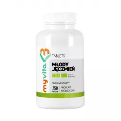 Młody Jęczmień BIO 500 mg (250 tab) z Niemiec Myvita