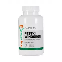 OPC 100 mg Ekstrakt z Pestek Winogron (120 kaps) Myvita