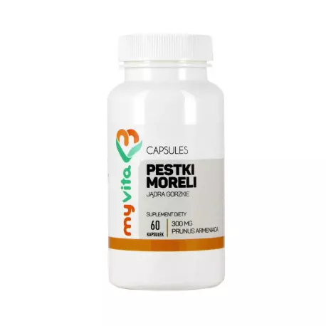 Pestki Moreli 300 mg (60 kaps) Myvita