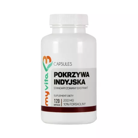 Pokrzywa Indyjska Forskolina 200 mg (120 kaps) MyVita