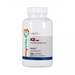 Witamina K2 MK-7 MAX 200 mcg z Natto (250 tab) Myvita
