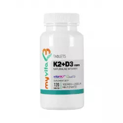 Witamina K2 MK-7 z Natto + D3 (120 tab) Forte MyVita