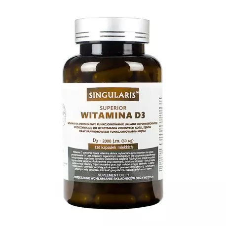 Witamina D3 Superior 2000IU (120kaps) SINGULARIS