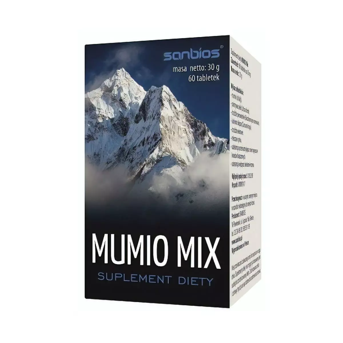 MUMIO MIX (60tab) Pokrzywa Kurkuma Drożdże Cynk Selen SANBIOS MUMIO MIX (60tab) Pokrzywa Kurkuma Drożdże Cynk Selen SANBIOS