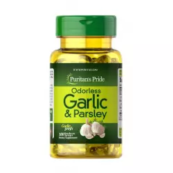 Czosnek Bezzapachowy 500mg + Pietruszka 100mg (100kaps) Puritan's Pride