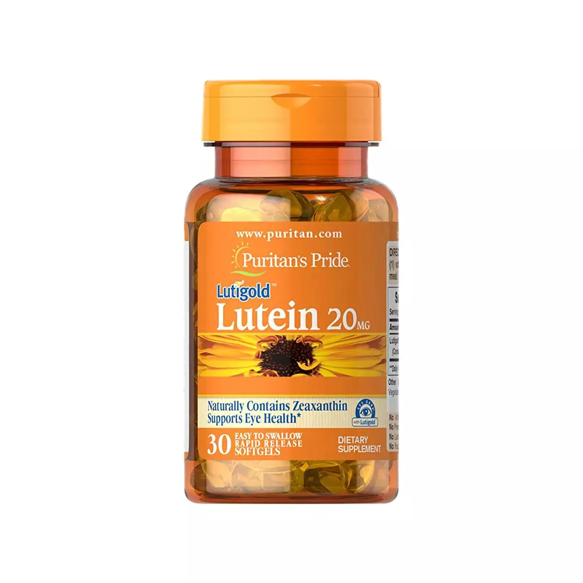Luteina 20mg (30kaps) Lutigold™ Zeaksantyna Puritan's Pride Luteina 20mg (30kaps) Lutigold™ Zeaksantyna Puritan's Pride