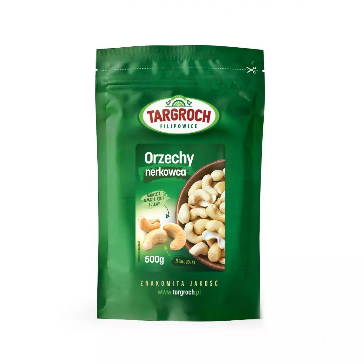 Orzechy Nerkowca Nerkowiec 500g Całe Orzeszki Targroch Orzechy Nerkowca Nerkowiec 500g Całe Orzeszki Targroch